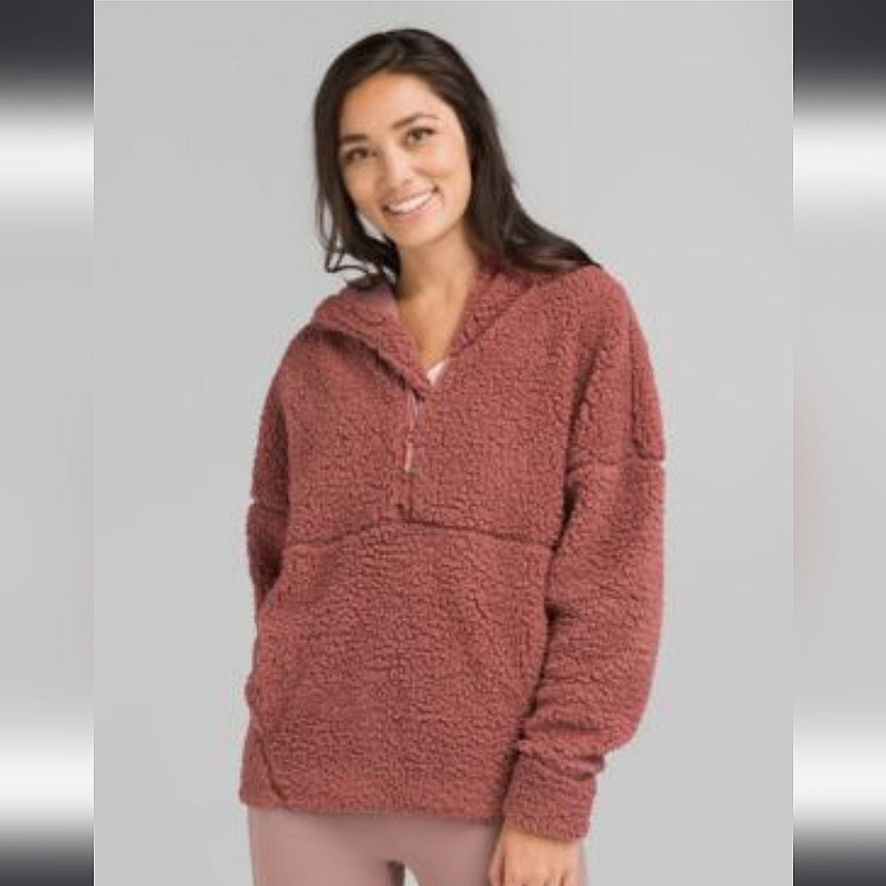 PrAna Permafrost Half Zip Sherpa Hoodie